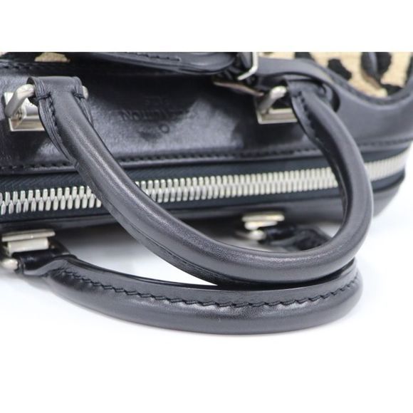 Louis Vuitton Leopard Baby Mini Boston Bag Handbag Jacquard Canvas - Picture 4 of 7